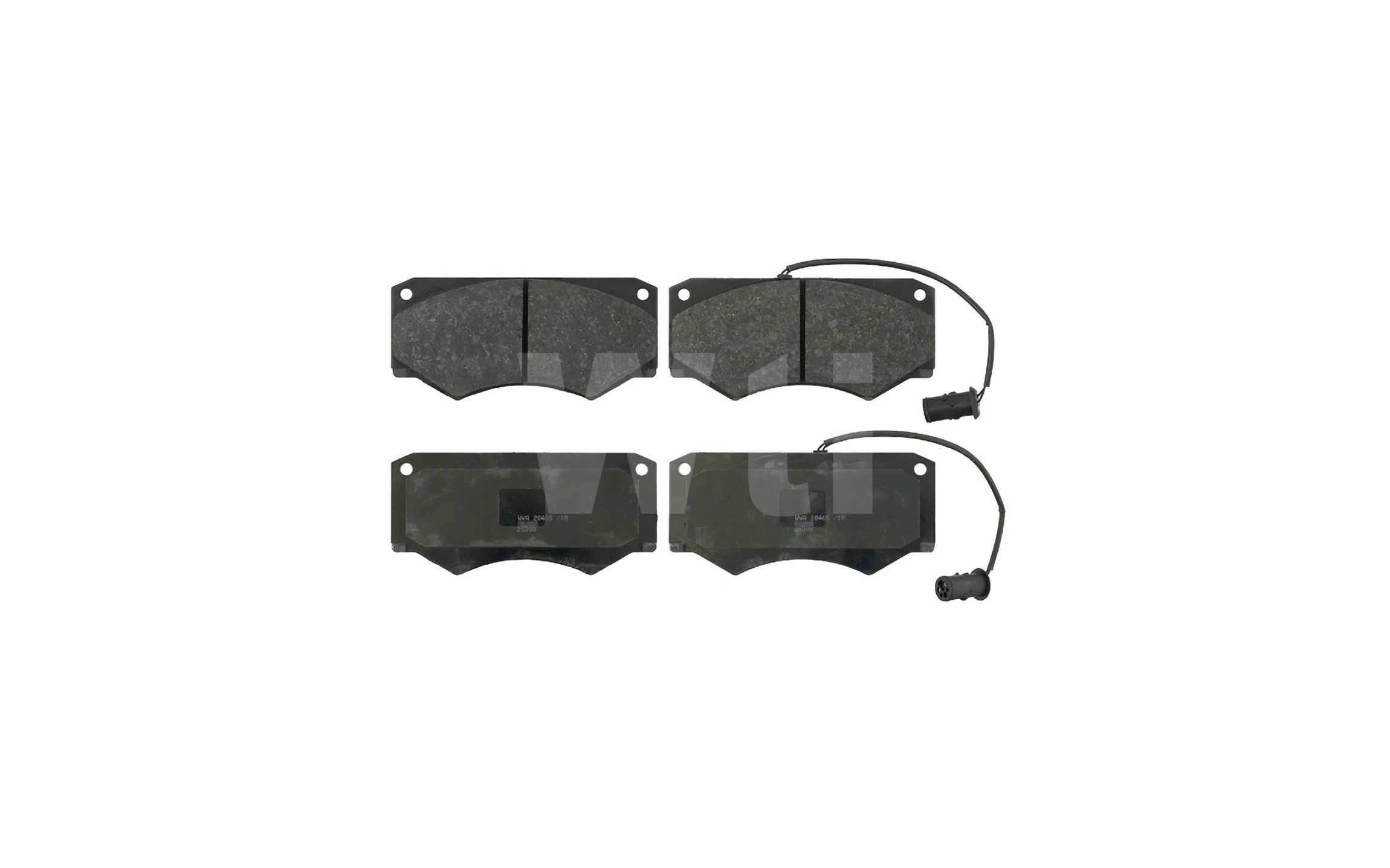 Kit de plaquettes de frein, frein à disque Wti Automotive K711006