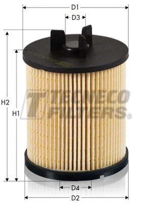 Filtre à carburant TECNECO FILTERS GS0819/3E