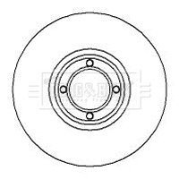 Disque de frein BORG & BECK BBD5723S