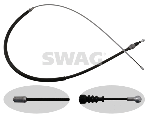 Tirette à câble, frein de stationnement SWAG 32 92 4412