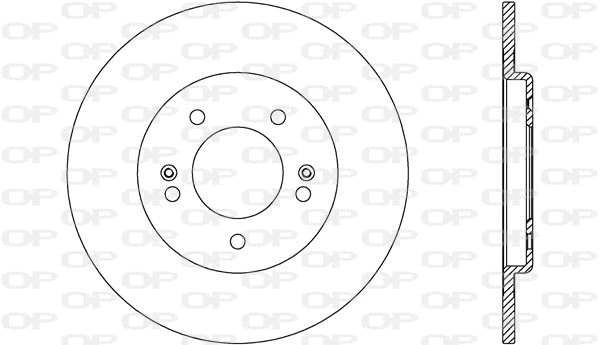 Disque de frein OPEN PARTS BDR2608.10