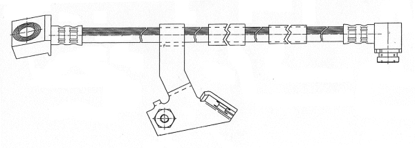 Flexible de frein CEF 511553