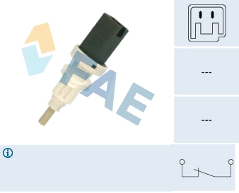 Interupteur, commande d'embrayage (régulateur de vitesse) FAE 24665