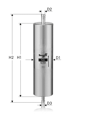 Filtre à carburant TECNECO FILTERS GS1198