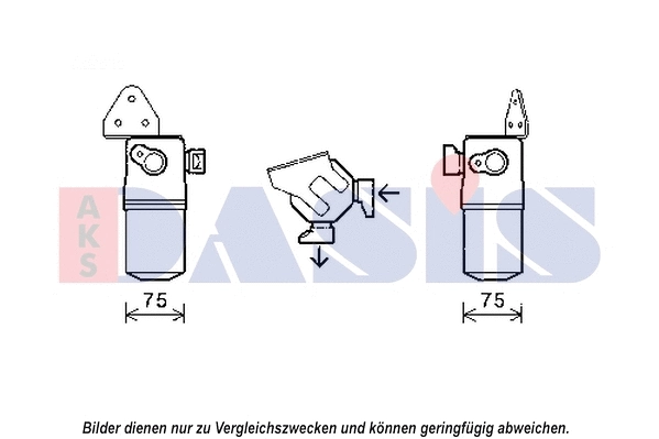 Filtre déshydratant, climatisation AKS DASIS 800611N