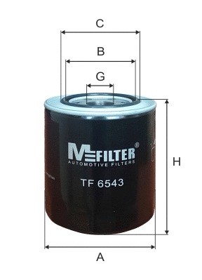 Filtre à huile MFILTER TF 6543