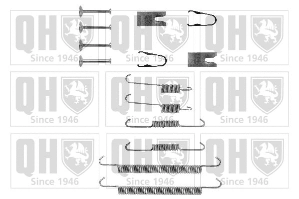 Kit d'accessoires, mâchoire de frein QUINTON HAZELL BFK422