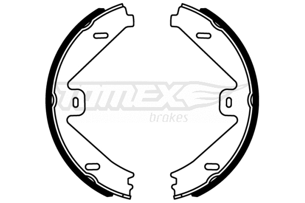 Jeu de mâchoires de frein TOMEX Brakes TX 22-16