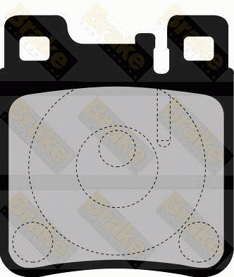 Kit de plaquettes de frein, frein à disque Brake ENGINEERING PA777