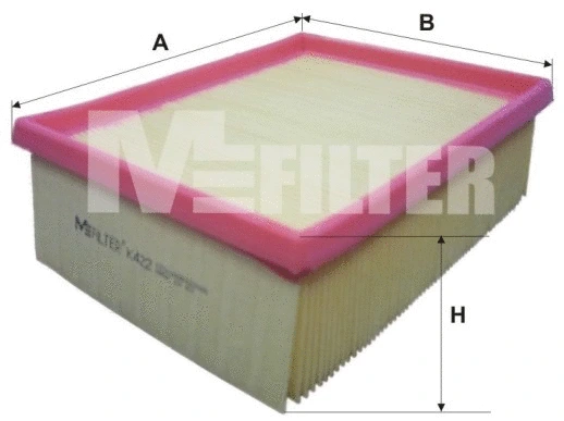 Filtre à air MFILTER K 422