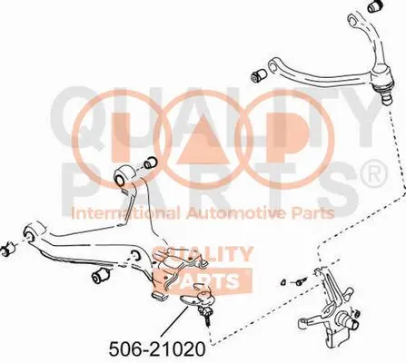 Rotule de suspension IAP QUALITY PARTS 506-21020