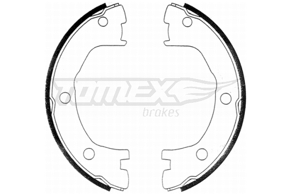 Jeu de mâchoires de frein TOMEX Brakes TX 21-41