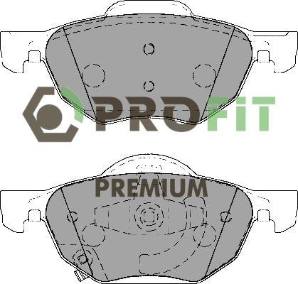 Kit de plaquettes de frein, frein à disque PROFIT 5005-1704