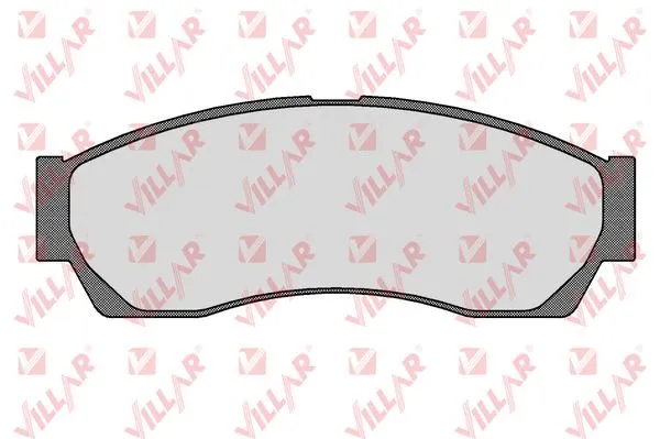 Kit de plaquettes de frein, frein à disque VILLAR 626.1553