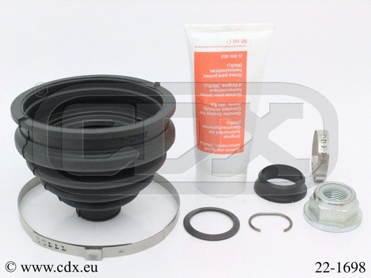 Jeu de joints-soufflets, arbre de commande CDX 22-1698