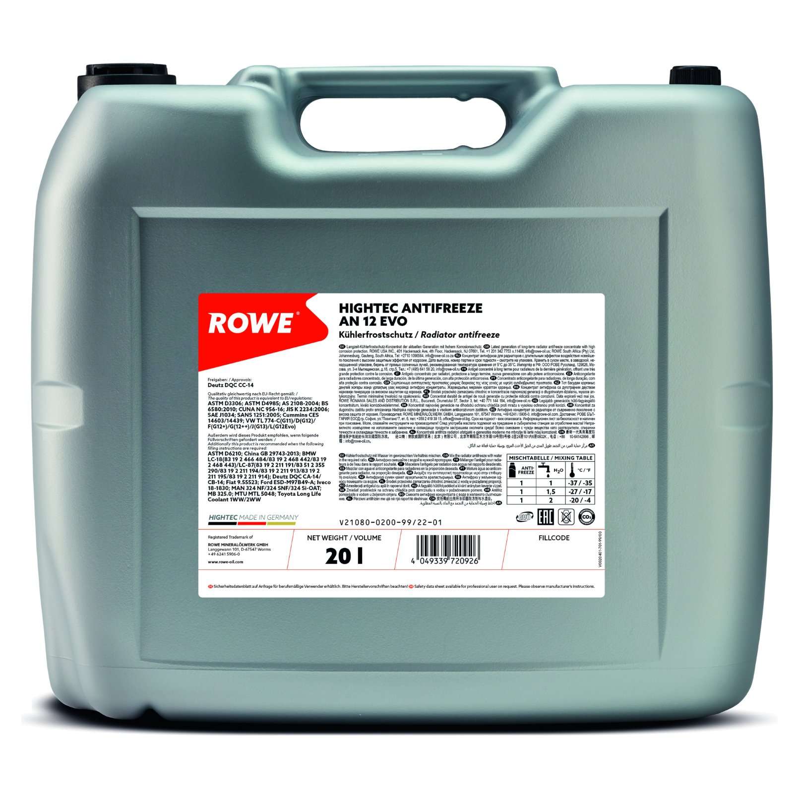 Antigel ROWE 21080-0200-99
