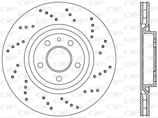Disque de frein OPEN PARTS BDRS1663.25