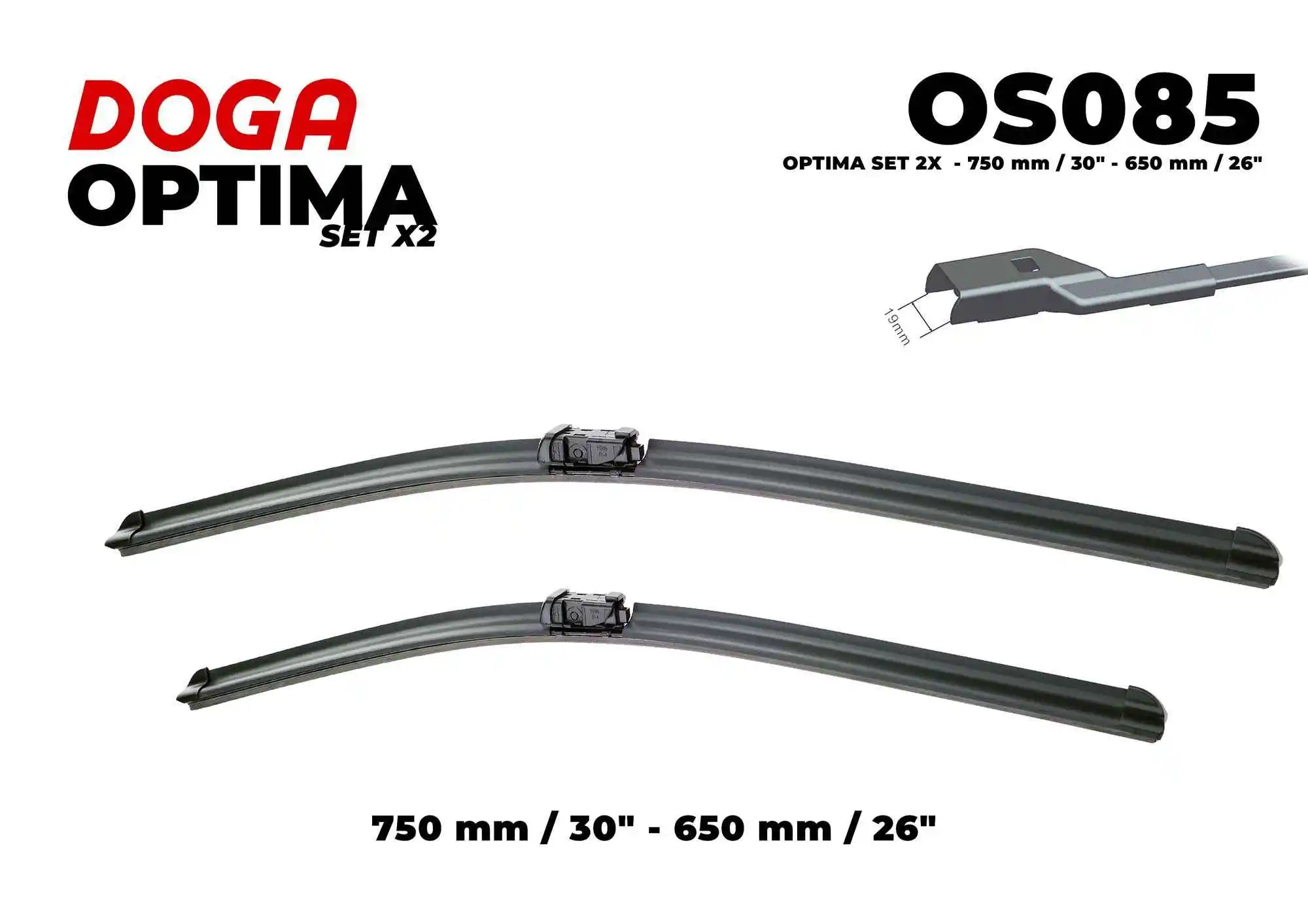 Balai d'essuie-glace DOGA OS085