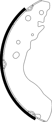 Jeu de mâchoires de frein NISSHINBO NS9002