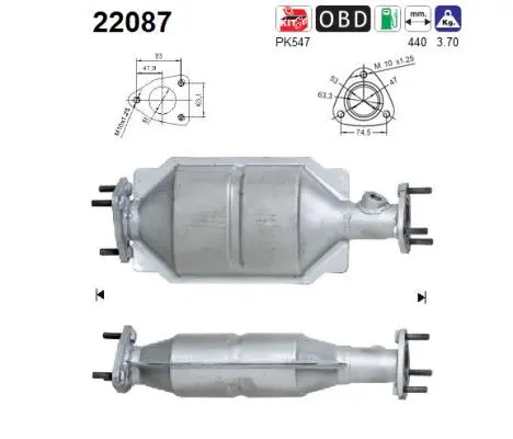Catalyseur AS 22087
