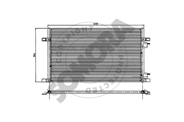 Condenseur, climatisation SOMORA 242160
