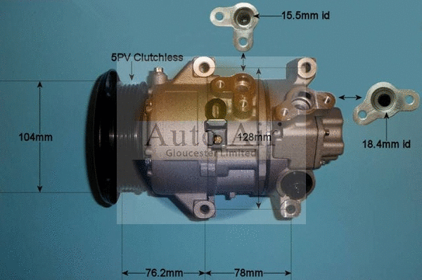 Compresseur, climatisation AUTO AIR GLOUCESTER 14-4325P