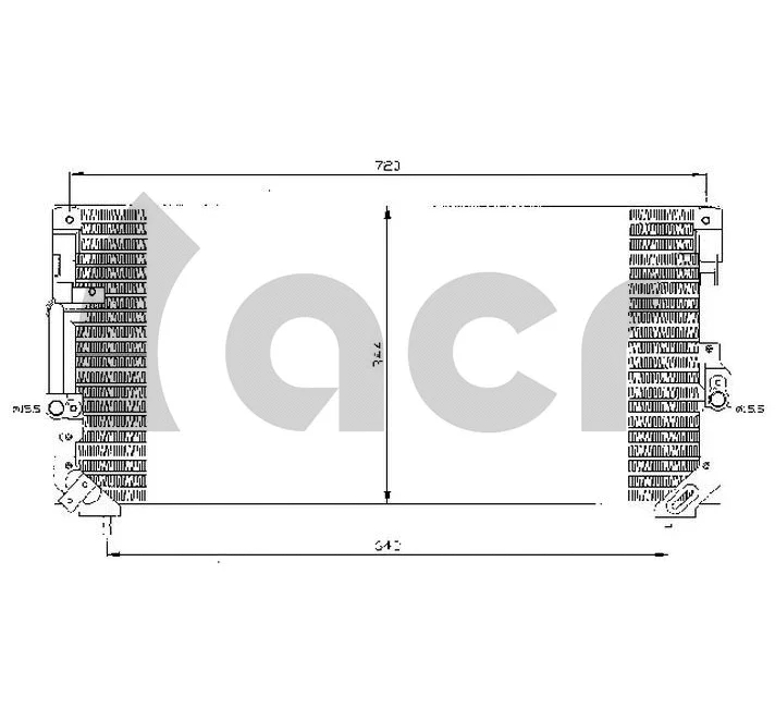 Condenseur, climatisation ACR 300470