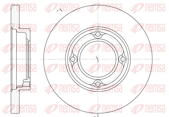 Disque de frein REMSA 6770.00