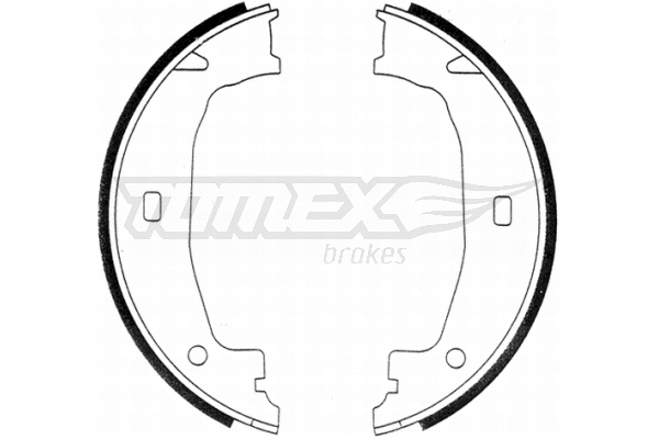 Jeu de mâchoires de frein TOMEX Brakes TX 21-24