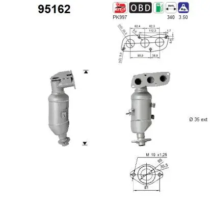Catalyseur AS 95162
