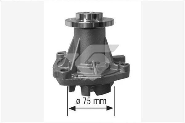 Pompe à eau, refroidissement du moteur HUTCHINSON WP180