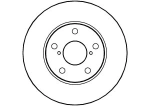 Disque de frein ABTEX BD780V