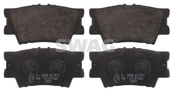 Kit de plaquettes de frein, frein à disque SWAG 81 91 6651