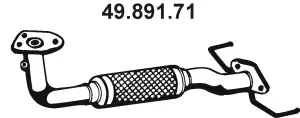 Tuyau d'échappement EBERSPÄCHER 49.891.71