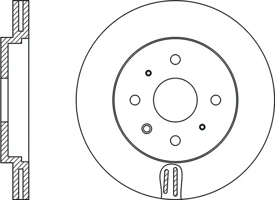 Disque de frein FIT FR0326V