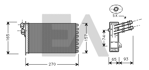 Système de chauffage EACLIMA 45C77008
