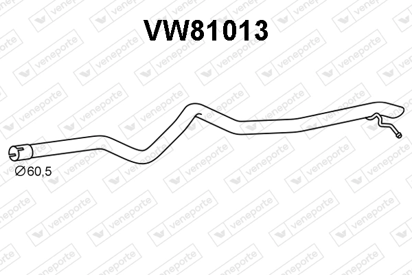 Tuyau d'échappement VENEPORTE VW81013