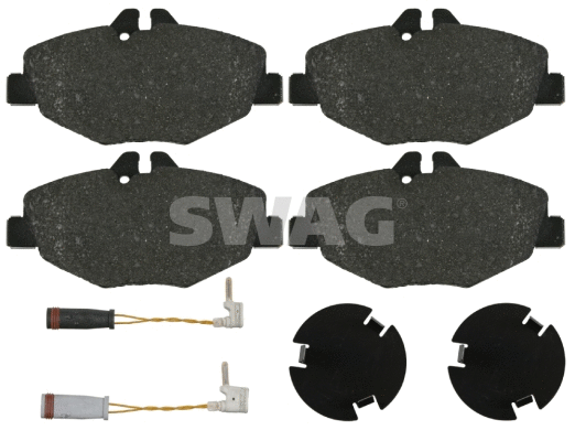 Kit de plaquettes de frein, frein à disque SWAG 10 91 6452