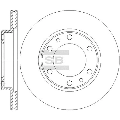 Disque de frein Hi-Q SD4672