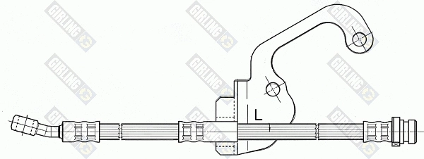 Flexible de frein GIRLING 9004506