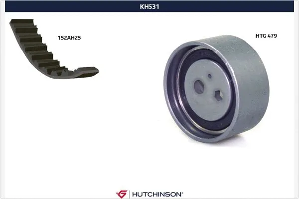 Kit de courroie crantée HUTCHINSON KH 531