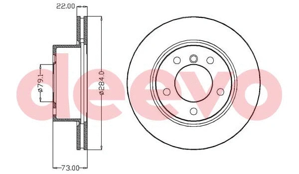 Disque de frein DEEVO BD16820