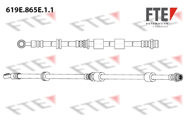 Flexible de frein FTE 9240986