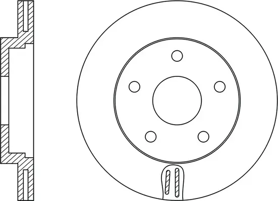 Disque de frein FIT FR0195V