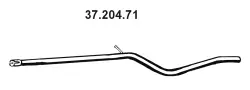 Tuyau d'échappement EBERSPÄCHER 37.204.71