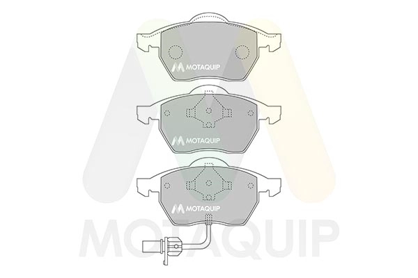 Kit de plaquettes de frein, frein à disque MOTAQUIP LVXL1022