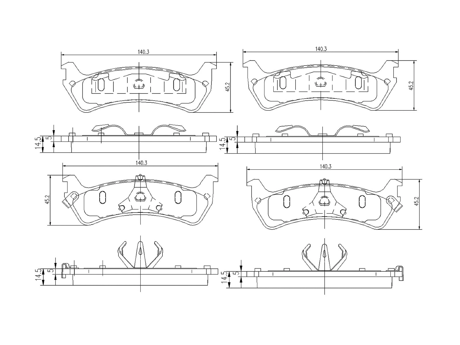 Kit de plaquettes de frein, frein à disque A.Z. Meisterteile AZMT-44-022-1037