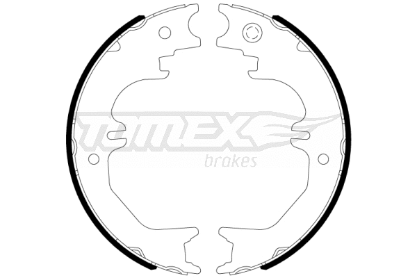 Jeu de mâchoires de frein TOMEX Brakes TX 22-84