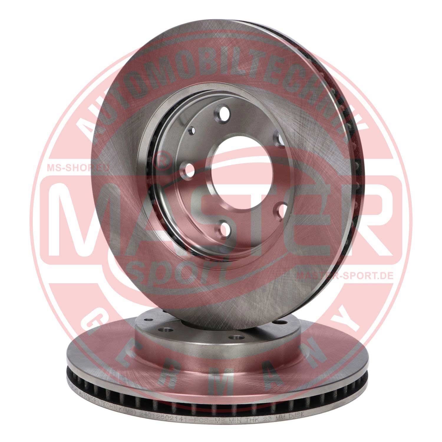 Disque de frein MASTER-SPORT GERMANY 24012502141-SET-MS