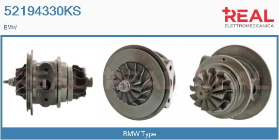 Groupe carter, turbocompresseur REAL 52194330KS